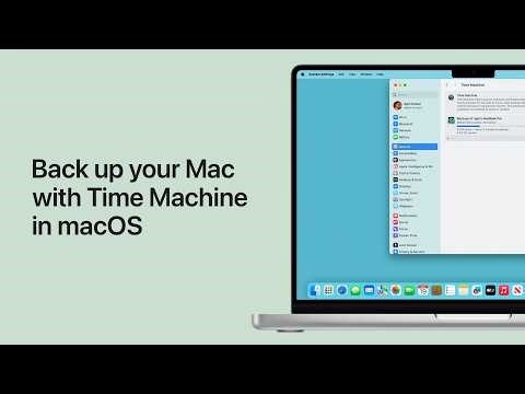 How to back up your Mac with Time Machine | Apple Support