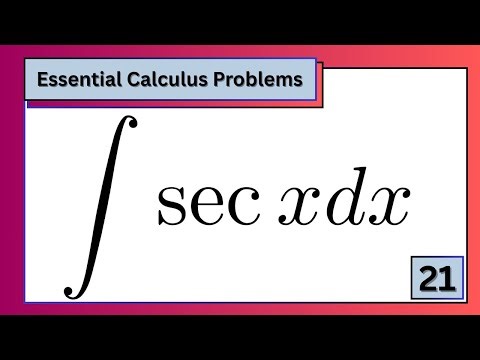 🎯 How to Integrate Sec(x) — Step by Step ∫sec(x) dx | North Campus
