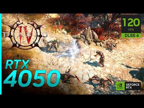 RTX 4050 on Diablo IV: Lord of Hatred | 1080p, DLSS 4, FRAME GEN - PC Performance!