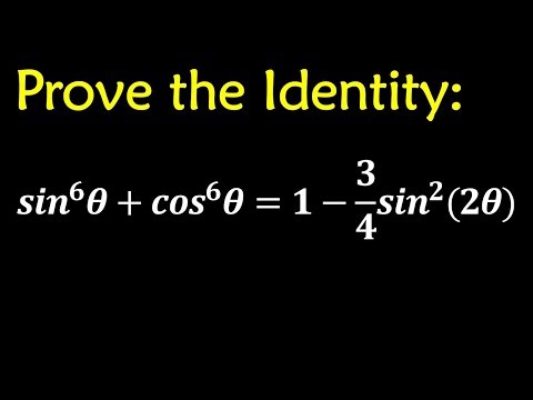 HOW TO PROVE THE TRIG. IDENTITY 