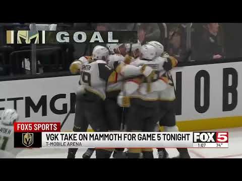Golden Knights and Mammoth face off with series tied 2-2