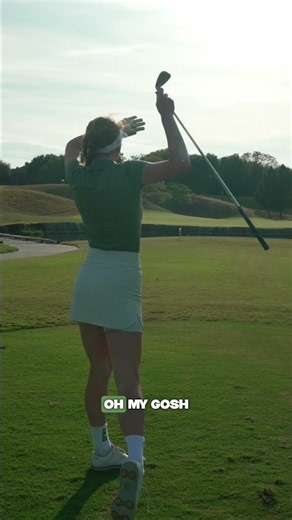 Almost made an ace on camera… look how close this was 😳