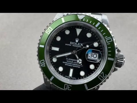Rolex Submariner Green Bezel 16610LV - Rolex Certified Pre-Owned Watch Review