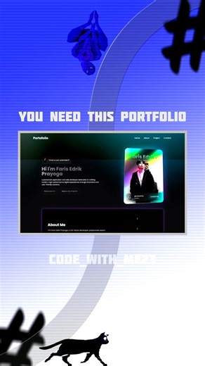 3D Developer Portfolio Website using HTML, CSS & JavaScript 🚀