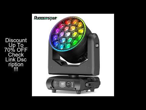19X15W RGBW 4in1 LED Focusing Moving Head Light w/Color Light Strip Stage Lighting Effect Projector
