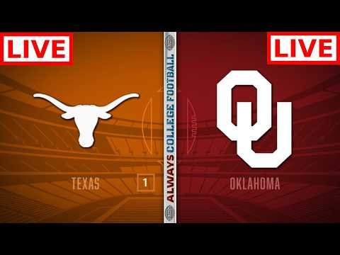 Texas vs. Oklahoma LIVE | NCAAF 2026 | College Football Week 6