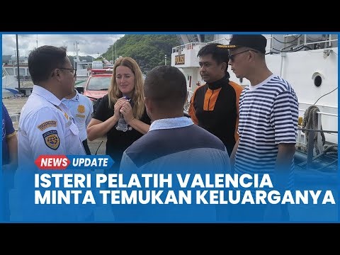 Sambil Menangis dan Memeluk Gubernur NTT, Istri Pelatih Valencia Minta Suami dan Anaknya Ditemukan