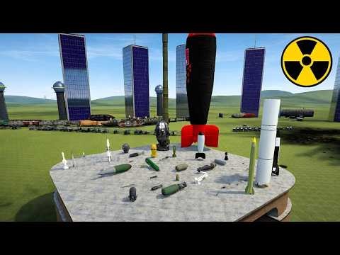 Testing the LARGEST Nuke Ever Made in Garry's Mod! Open Field Until it Broke | GMod ☢️