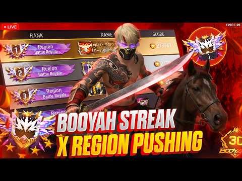 30 BOOYAH STREAK CHALLENGE😱 🔥 FFK PRASANTH ON LIVE🔥 GRANDMASTER PUSHING TAMIL #ffkprasanth #fftamil