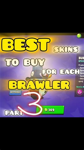 BEST skins to BUY for each BRAWLER • Brawl stars • Part 3