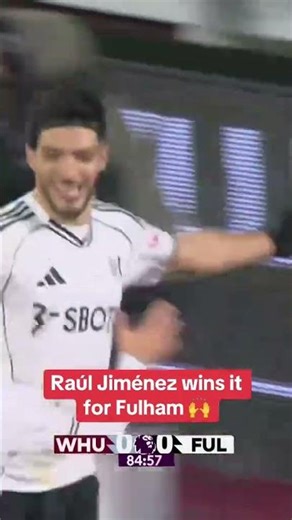 RAUL JIMENEZ IS FULHAM'S HERO 🏅