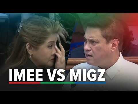 FULL: Migz nagpuyos sa harapang pambibintang ni Imee | ABS-CBN News
