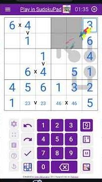Soothing 6x6Sudoku Solve 04 (Rose Puzzle 17 Foggy Fun)