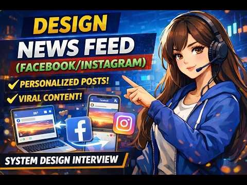 Design News Feed (Facebook/Instagram) 🚀 | How Feeds Show Perfect Posts (System Design)