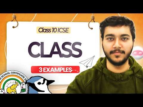 Class in Java Explained | 3 Real Life Examples (ICSE)