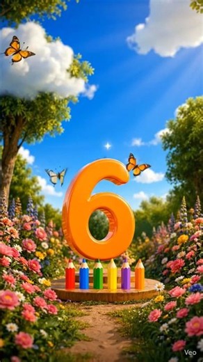 Learn Number Six - 6. #learnnumbers #six