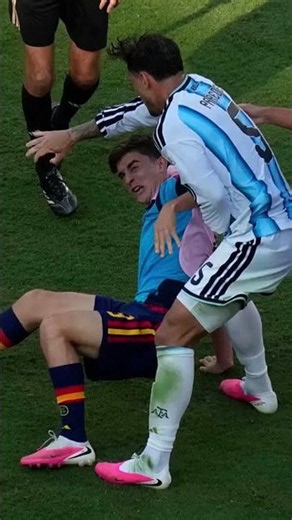 Argentina's Leandro Paredes Pushes Gavi After FIFA World Cup Final, Overshadows Spain's Celebrations