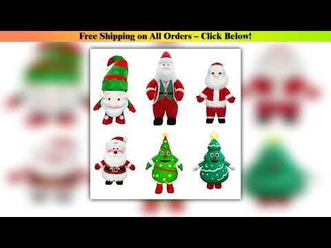 Inflatable Green Tree Mascot Costume Adults Walking Doll Blow Up Outfits Halloween Christmas Fancy