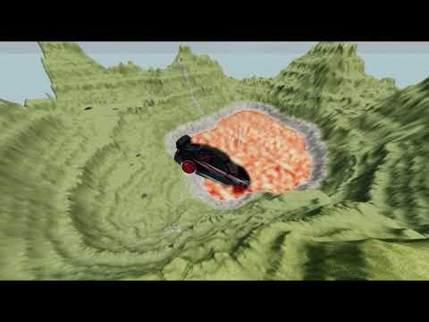 10 Cars Jump Into Lava Pit 🔥 BeamNG #18