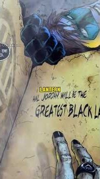 Hal Jordan becomes the greatest black lantern #comics #greenlantern #haljordan