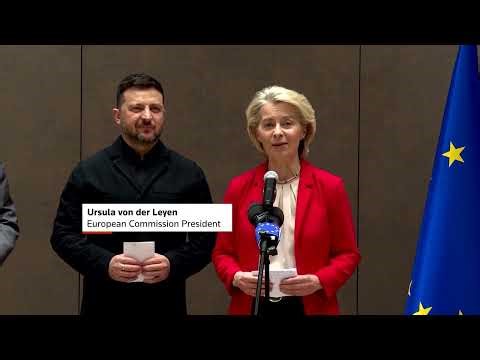 Zelenskiy says the EU's €90-billion loan is a 'strong' decision