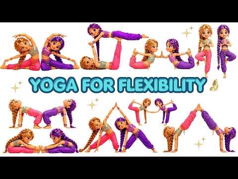 Fun Partner Yoga for Kids 🌈 | Full Body Stretch, Better Mobility & Balance | LOLY KIDS