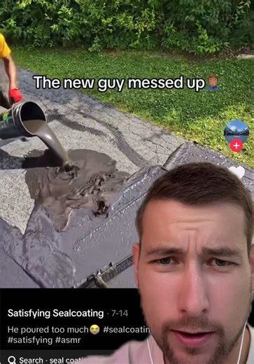 Satisfying Sealcoating ASMR: Oddly Satisfying Pavement Repair