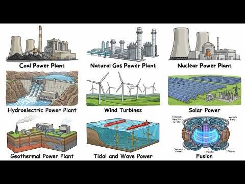 Every Type Of Power Plant Explained In 10 minutes