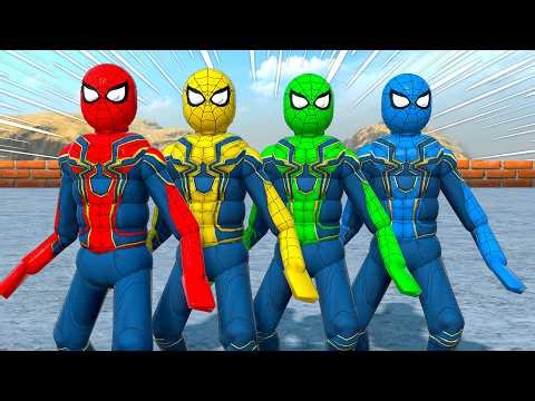 SPIDER-MAN vs VILLAIN NPCs - ACTION PHYSICS GAME