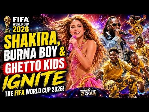 Shakira, Burna Boy & Ghetto Kids Ignite the FIFA World Cup 2026 Halftime Show