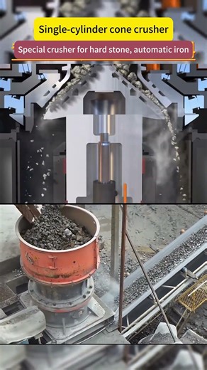 Cone Crusher: Crushing Granite, Basalt, Aggregate, Gravel, River Stone, Iron Ore to 5-15mm Aggregate