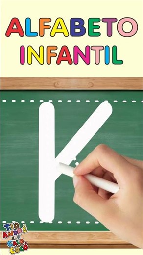 Learn How to Write the Letter K ✏️ #shorts #kidsalphabet