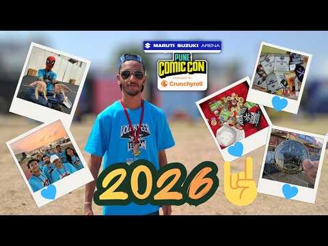 Pune Comic Con 2026 | My Volunteering Experience, Tote Bag Unboxing & More... | @Comicconindia10⁩ |