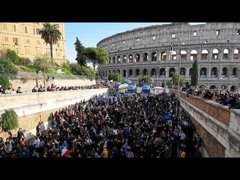 Lefties storm Colosseum in attempt to challenge Western civilisation
