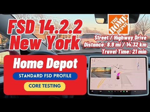 Tesla FSD Supervised v14.2.2: ZERO Interventions Drive to Home Depot! (8.9 mi Model Y Test)