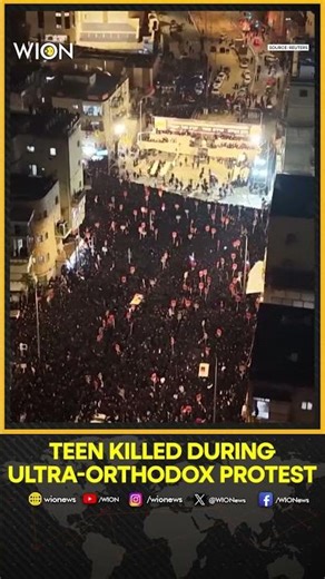 Teen Killed as Bus Rams Haredi Protesters in Jerusalem | WION