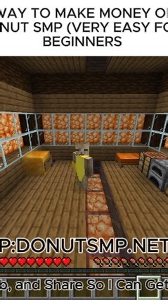 THE BEST WAY TO FARM MONEY ON Donut SMP (TAKES LESS THAN 15 MINUTES) #donutsmp #minecraft #shorts