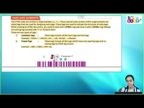 Ch 8 | Classico Books Publishing | Computer | Class 7 | Introduction to HTML | For Children