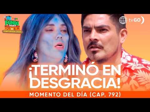 Al Fondo Hay Sitio 13: Macarena se desmaya en gender reveal por la máquina de humo (Capítulo n°792)