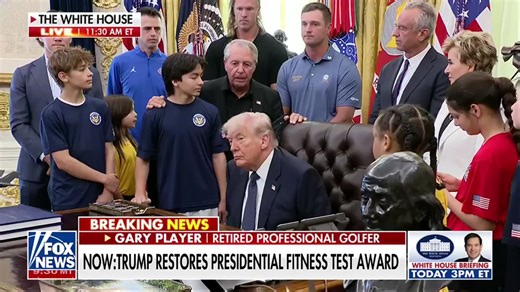 NEW: Golf legend Gary Player issues a stark warning to America’s youth, claiming a "silent war" is currently being waged against the U.S.:"I say to the young people, just love this country because you don't realize what's going on around the world.""There is a silent war taking place against America today, and what we've got to do is make these kids realize that freedom, exercise, and education start with reading some books.""What you put in your body is so important. What a wonderful job [Trump
