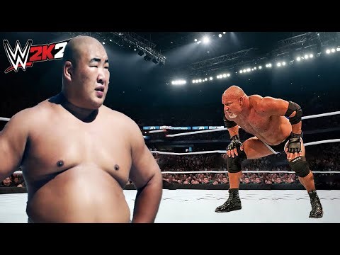 Goldberg vs. Big Athlete Japanese (WWE 2K22)