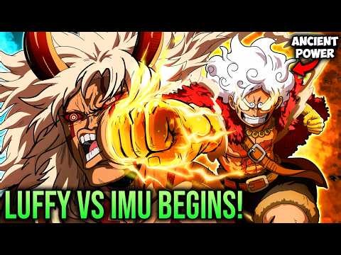 LUFFY'S NEW ANCIENT POWER IS TOO STRONG! HE DESTROYS IMU IN 1 PUNCH