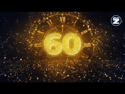 🥂 60s New Year Countdown 2026 • Luxury Cinematic Gold Clock Timer for Midnight