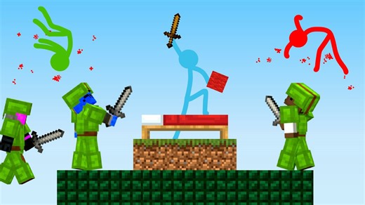 Note Block Bedwars: Stick Figures Play for Survival