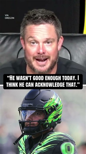 Dan Lanning addresses Dylan Raiola’s performance after pulling him from the game in Oregon’s loss.