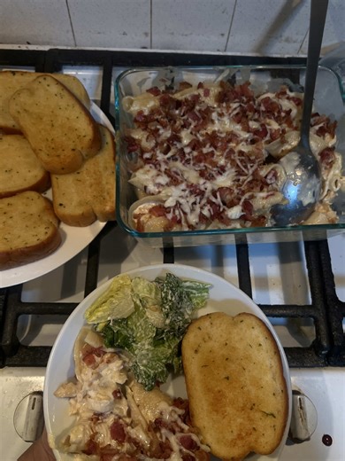 Delicious Chicken & Bacon Stuffed Pasta Shells