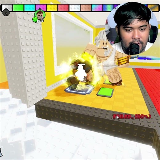 Lucky block on ZEUS base is so OP! #roblox #robloxmemes #robloxedit