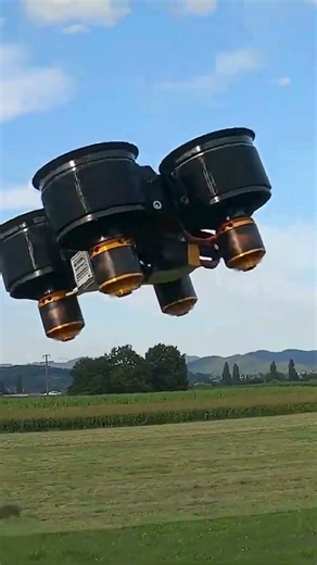 This Jet-Powered Drone Has No Visible Propellers 😳 - EDF Quad Drone