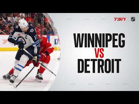 Winnipeg Jets vs. Detroit Red Wings | NHL HIGHLIGHTS