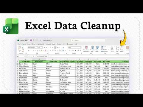 How to Clean Accounting Data with TEXTSPLIT and TEXTJOIN in Excel